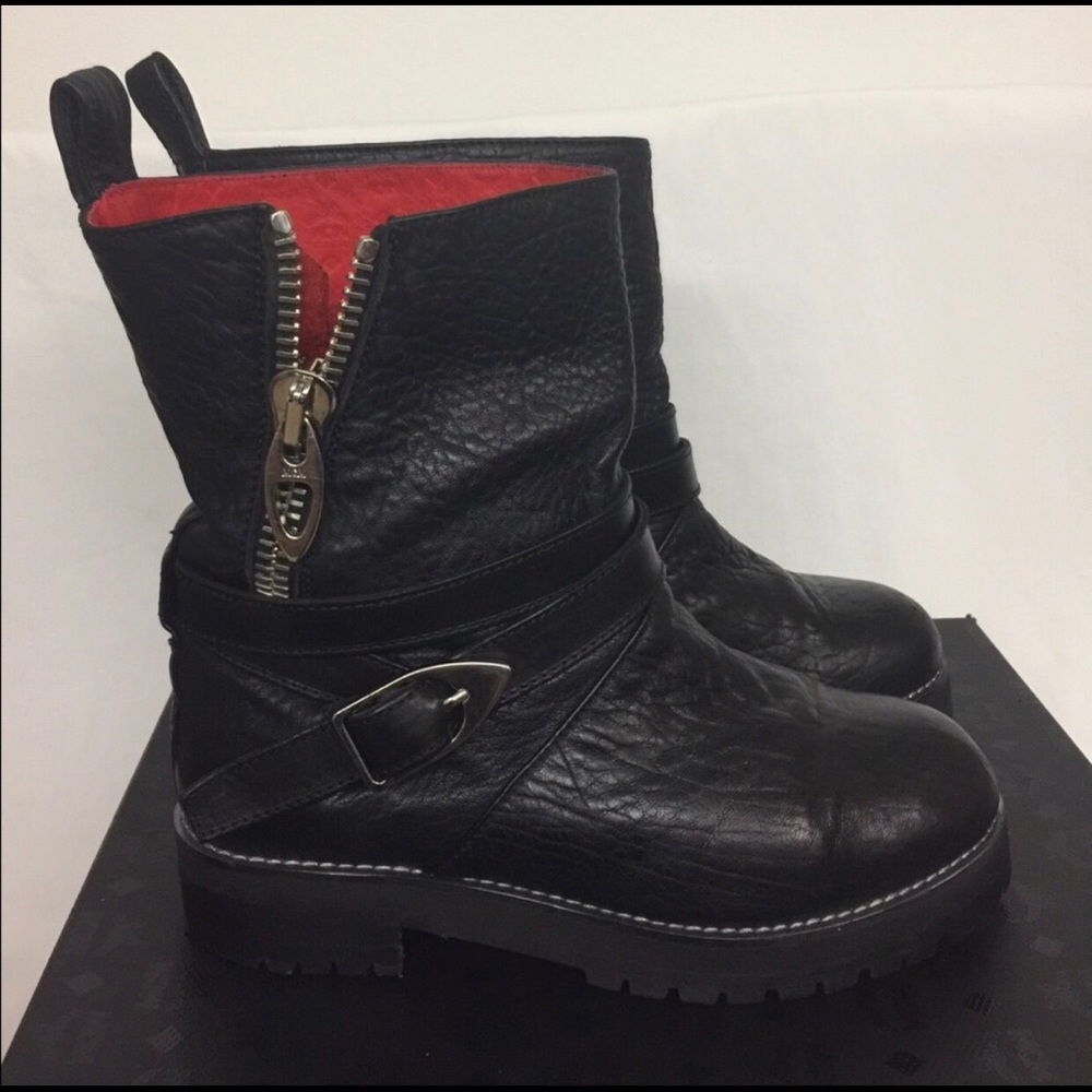 MCM Moto Boots